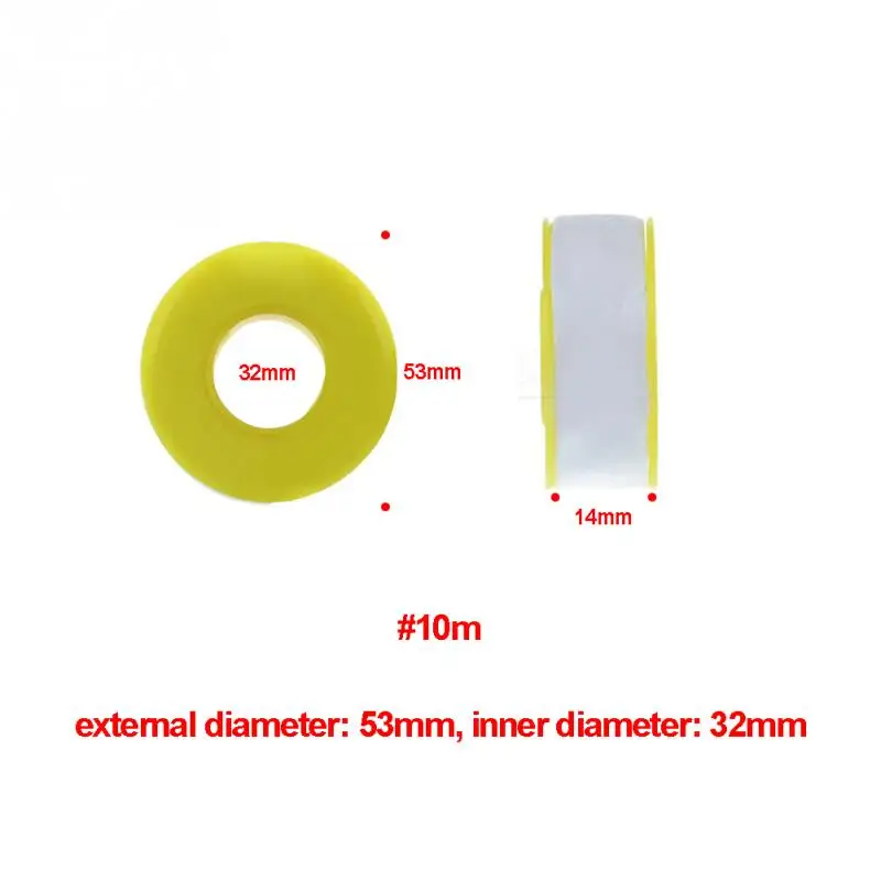 Электрическая лента сантехника соединение сантехника фитинг резьба уплотнительная лента для водопроводных труб водопроводная PTFE Водонепроницаемая герметичная уплотнительная лента