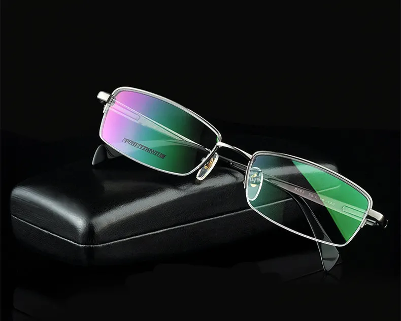New Fashion Men Titanium Eyeglasses Frames Men Brand Titanium