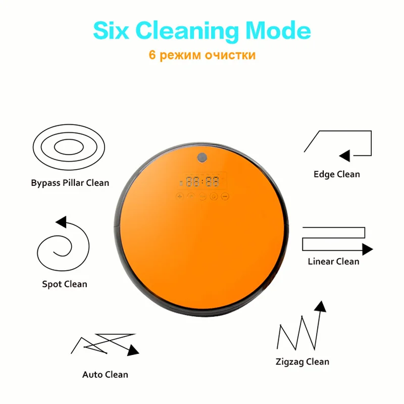  Robot Vacuum Cleaner Robotic Vacuum Cleaner Cordless Auto Remote Control Self Charging for Home App