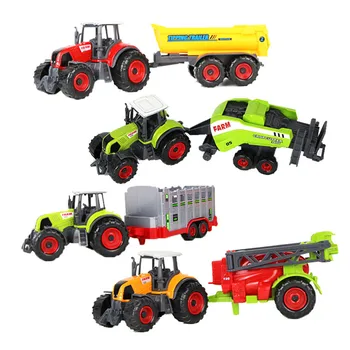 

1:32 Plastic ABS Farmer Car Model toy Grain Harvesters Farm Tractor Grain Loader Educational Model Car Toys for Children Kids