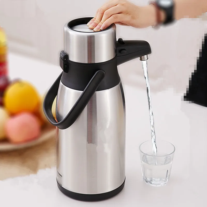 

304 Stainless Steel insulated Thermos Bottle Thermo cup Coffee pot Thermal vaccum water kettle 2.5L,3L Vacuum Flask Thermal