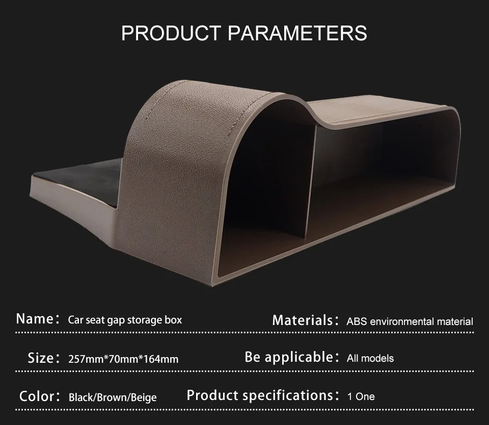 ABS Органайзер в салон автомобиля подлокотник размер коробка для хранения сиденья щелевая коробка для хранения Черный Бежевый чашки держатели напитков для универсальных автомобилей