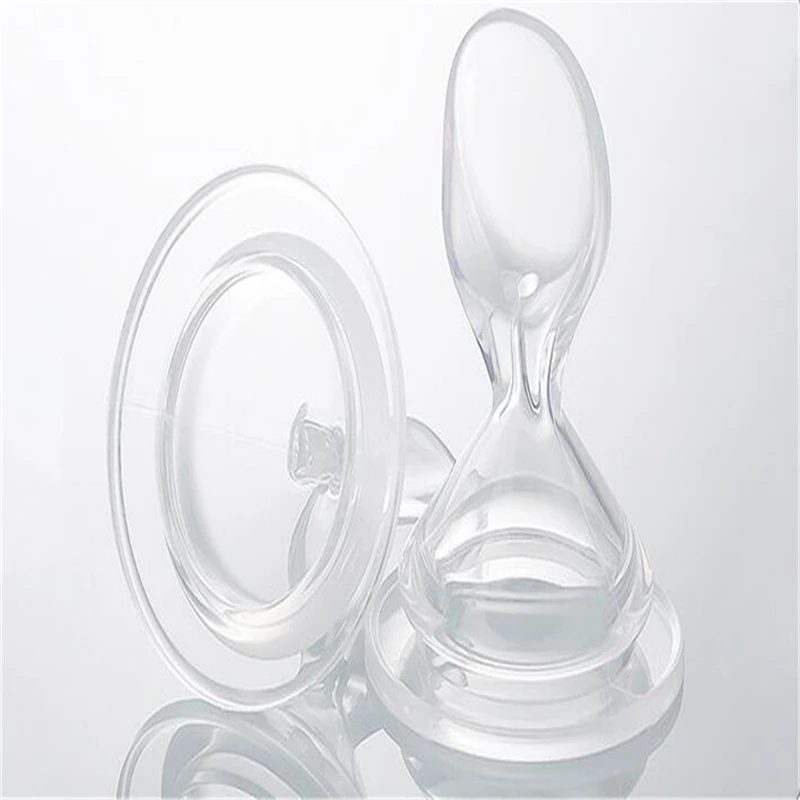 

Feeding Cross Hole Pacifier Child's Baby Milk Bottle Food Supplement Nipple Rice Soup Spoon Boy Girl Feeder
