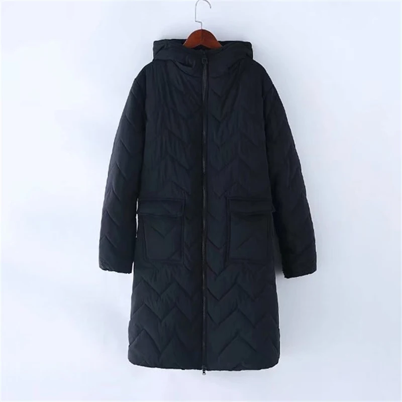 Женское зимнее теплое пальто с капюшоном размера плюс, пальто с капюшоном, женская верхняя одежда средней длины, casaco, высококачественный теплый пуховик, парка