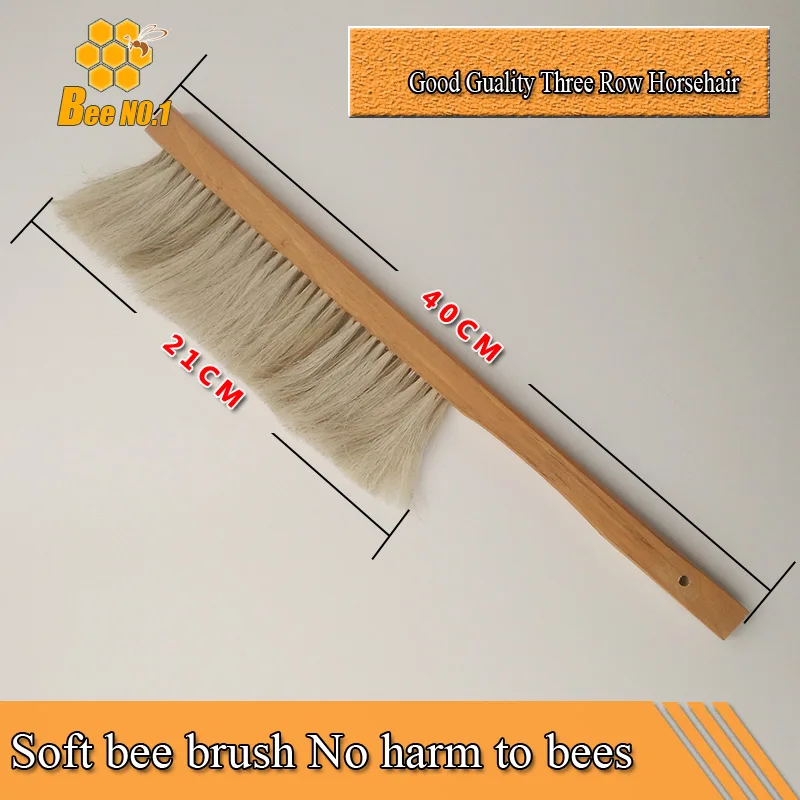 

Free Shipping 1 Pc Three Rows Of Bristle Bee Brush Does Not Hurt The Bee Beekeeping Tools