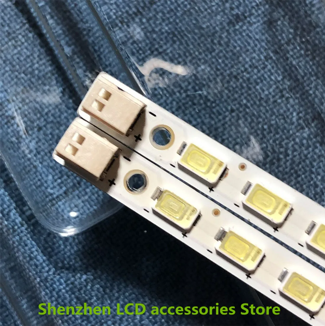 

2Pieces/lot For Toshiba 40BF1C LCD backlit TV lamp strip LJ64-02267A/02268A with screen LTA400HF16 56LED 453MM