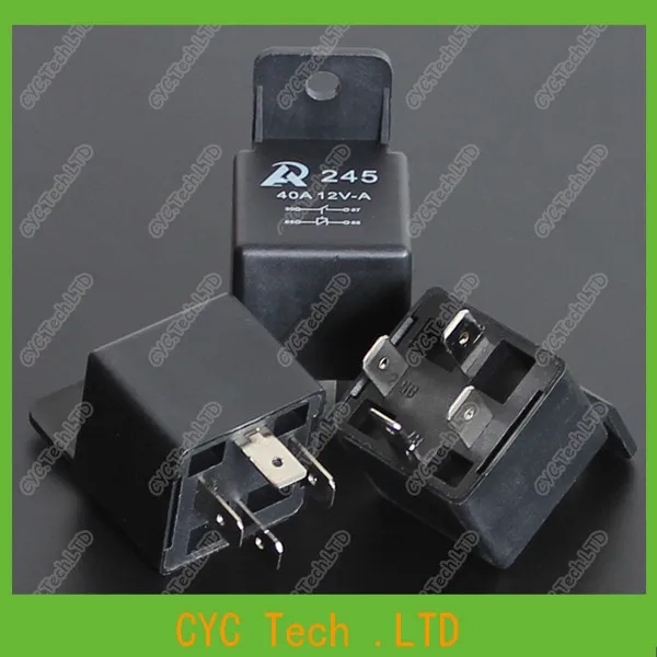 

5pcs 12V 40A 4Pin Car/Automotive Relay,High Power Modified Relay (Normally Open)