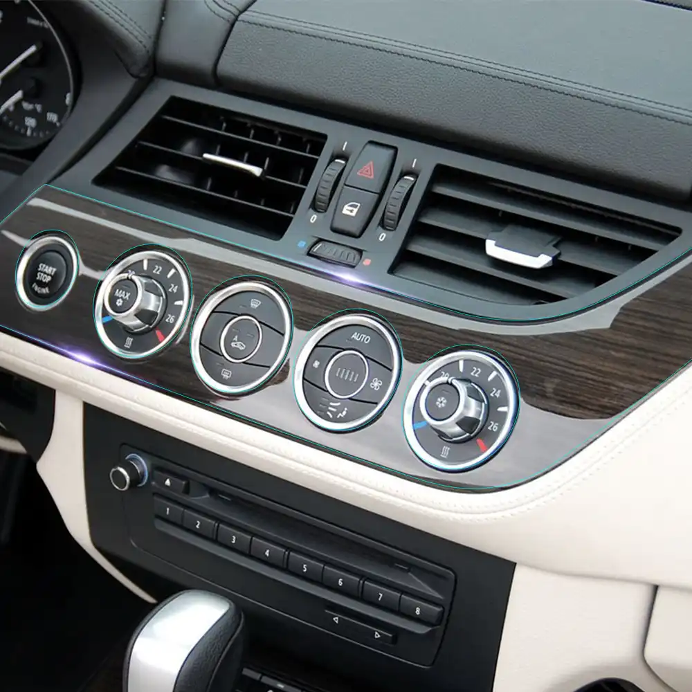 Decorazione Interna Modanatura del Pannello di Controllo Centrale in Fibra di Carbonio Gear Panel della Decalcomania degli Autoadesivi Accessori for Porsche Decorazione Auto