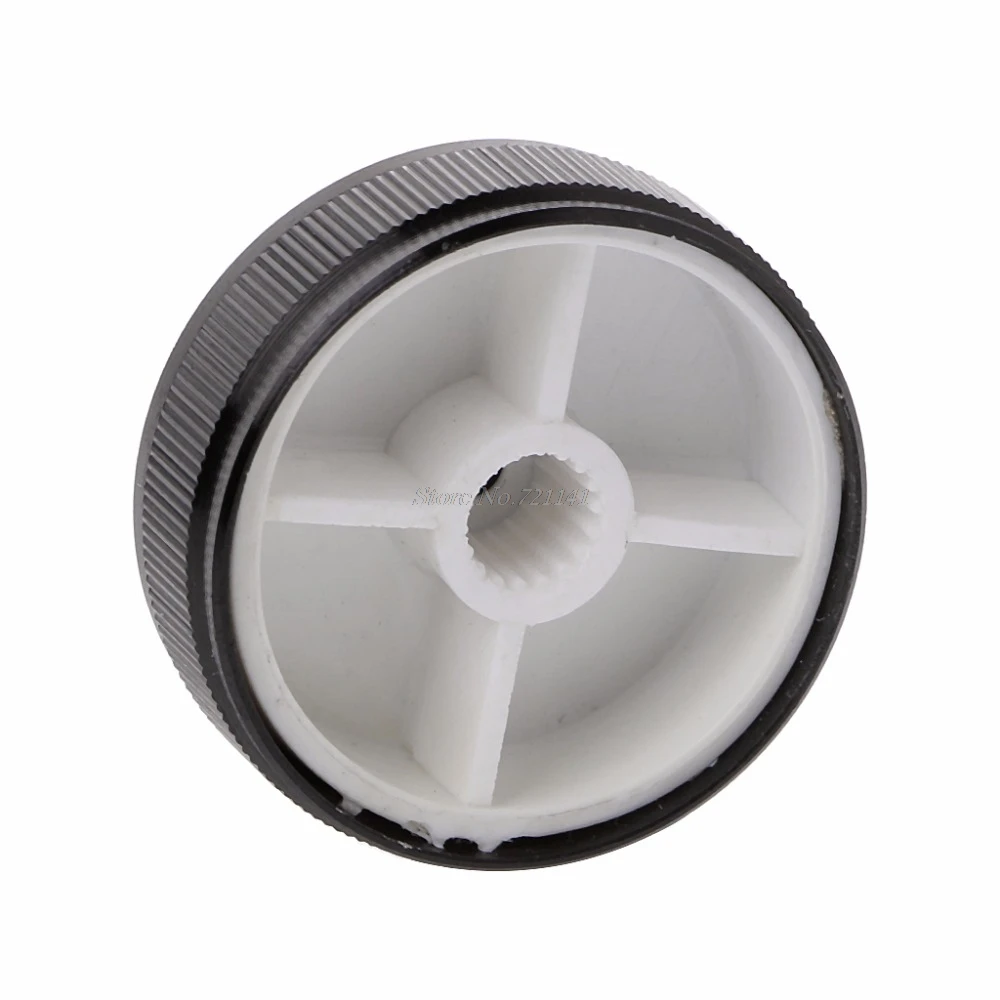 Aluminum Alloy Rotary Control Potentiometer Knob 30x10mm 6mm Shaft Hole Knobs Cap