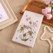 Сушеный блокнот с цветами на День святого Валентина, лучший подарок ручной работы, Красивый блокнот