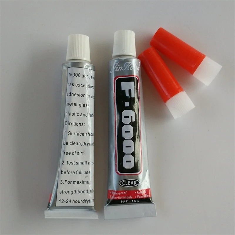

New F6000 2pcs 10g transparent multi-purpose glue E6000 upgrade adhesive drill glue stick drill point