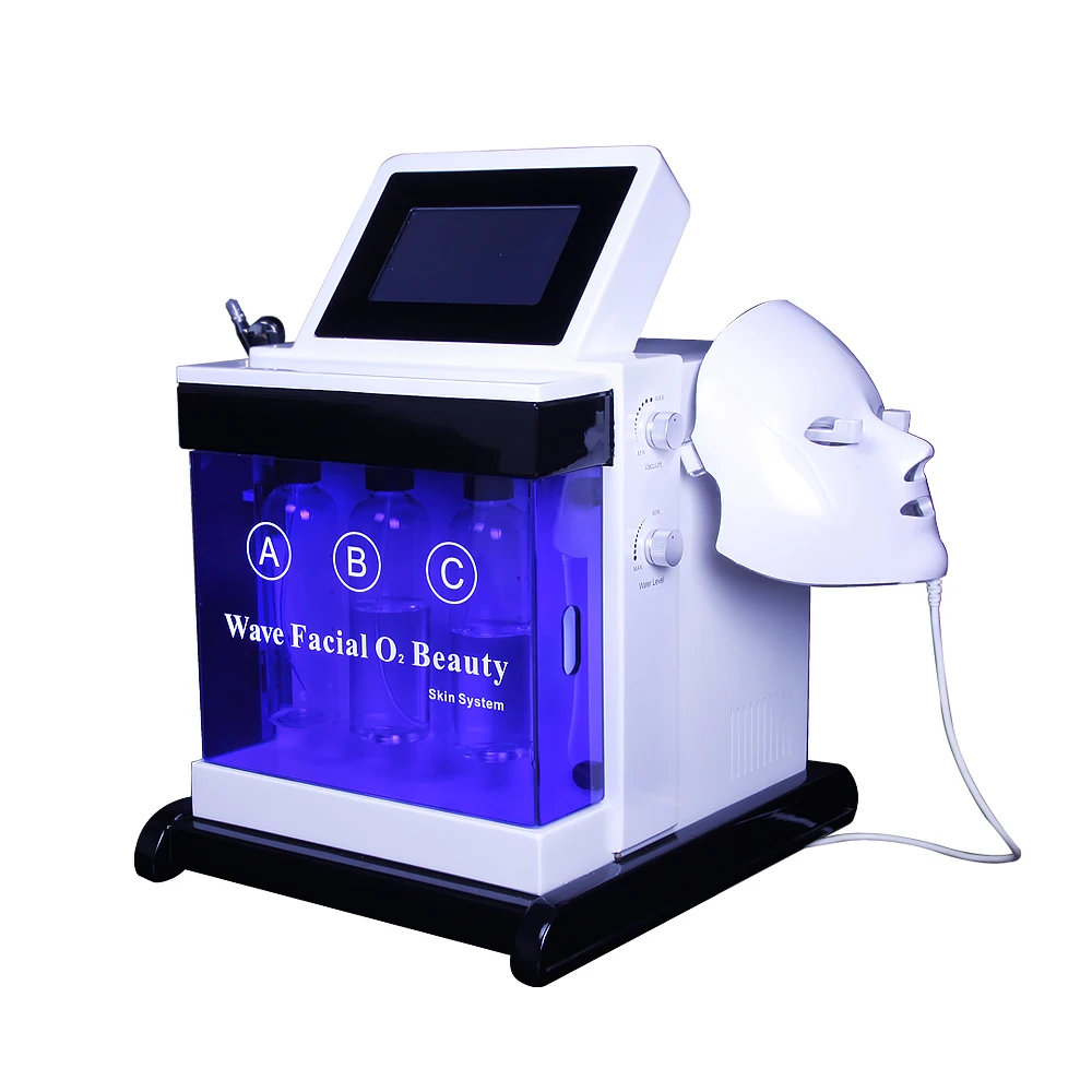 2019 Hot selling oxygen jet peeling Hydra Facial Machine skin rejuvenation Machine Jet Peeling BIO Light 2