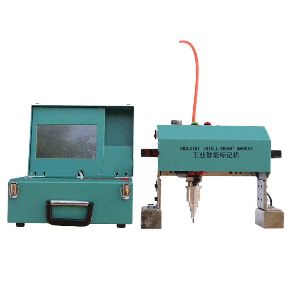  40x160mm Computer type Handheld pneumatic marking machinePortable industrial tag machinemetal engra