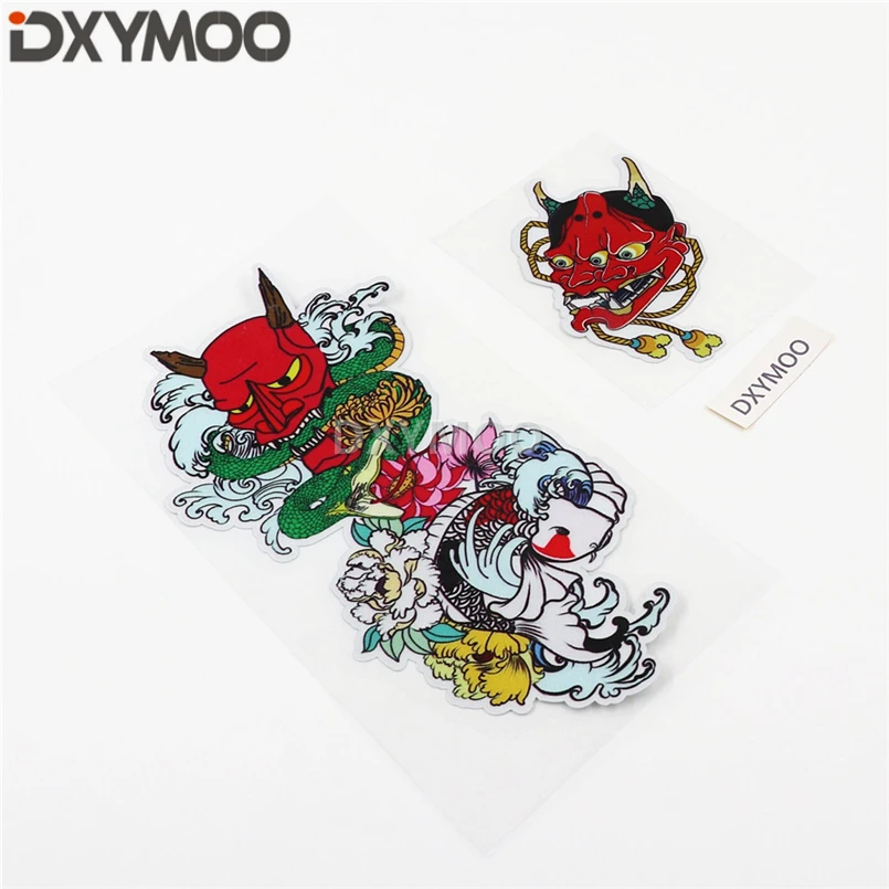 浮世絵タトゥー般若鯉qinglong蓮スプレー要素和風ステッカー車のスタイリングオートバイステッカー Car Stickers Aliexpress