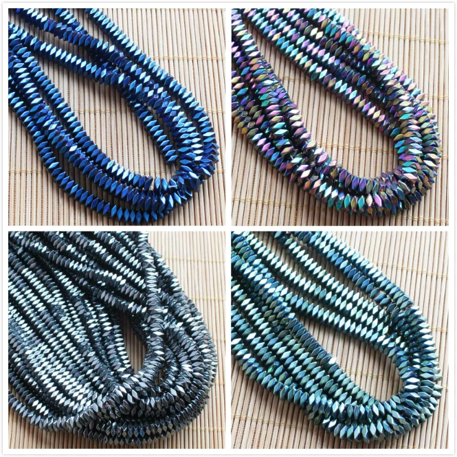 

Квадратные граненые бусины из Натурального Гематита 2x4 мм, 15,5 дюйма, 100 шт., для изготовления ювелирных изделий своими руками! Мы предоставляем Смешанные Оптовые продажи всех товаров!