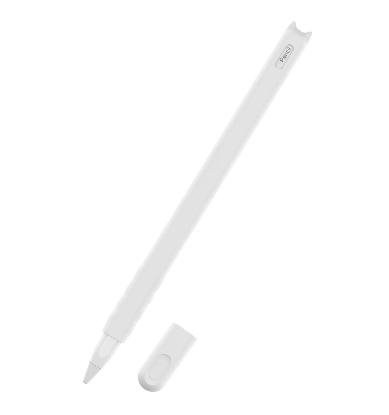 Цветной мягкий силиконовый совместимый для Apple Pencil 2 Чехол совместимый для iPad планшет стилус защитный чехол