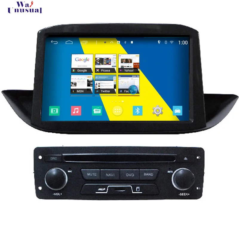Wanuary 2017 автомобильный Стайлинг 8 дюймов Android 4.4.4 Радио плеер для Peugeot 308 GPS навигация