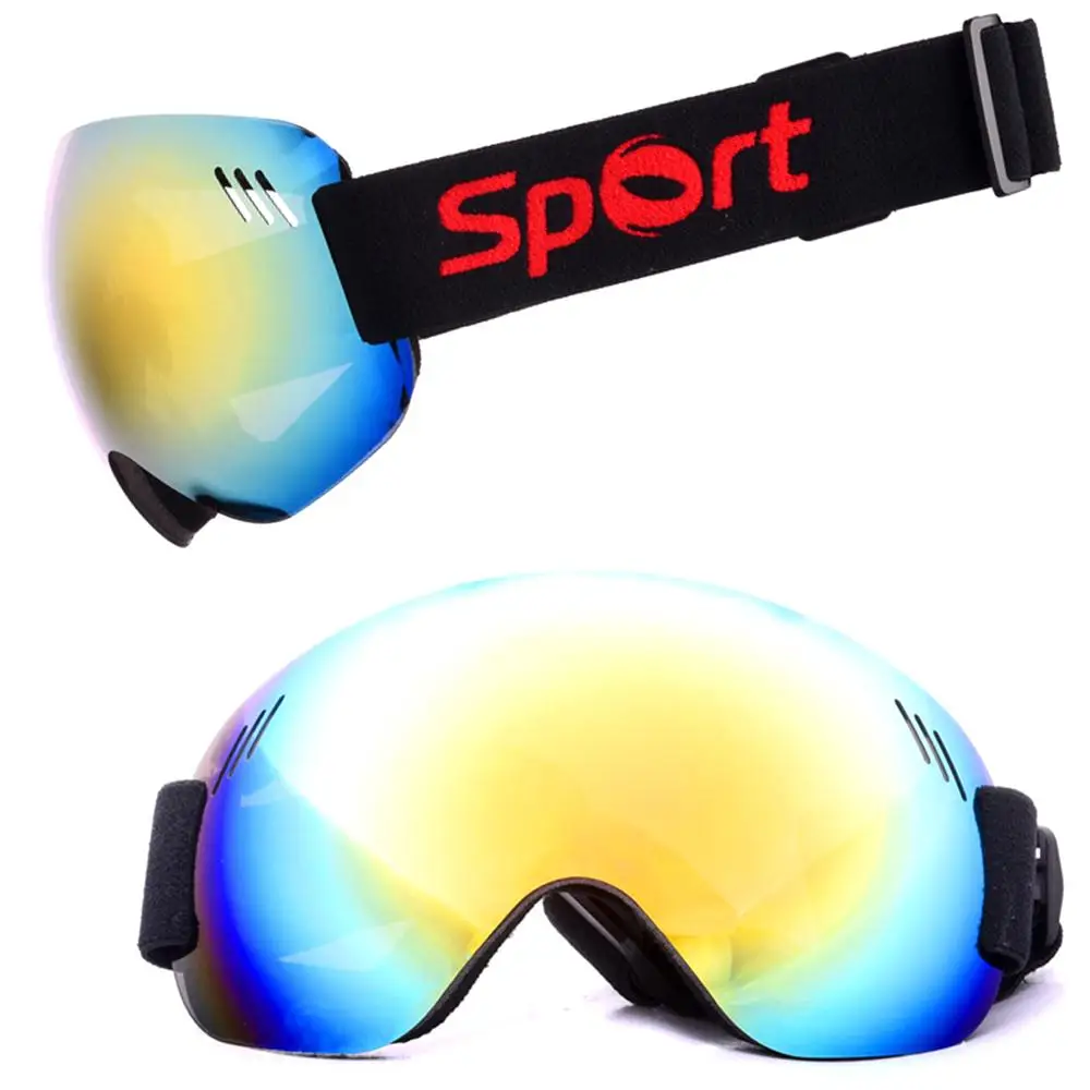 2018 gafas de esquí de invierno deportes de nieve Snowboard gafas Anti-niebla protección UV para hombres y mujeres jóvenes de nieve esquí de Patinaje máscara