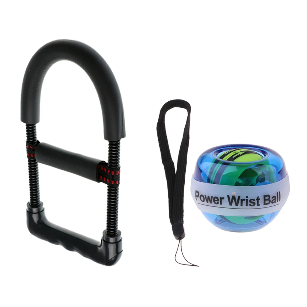 Power Wrist Trainer Ball and Wrist Strength Training Builder - Strengthen Fingers, Wrists, Hands, Forearms, Shoulders and Bicep