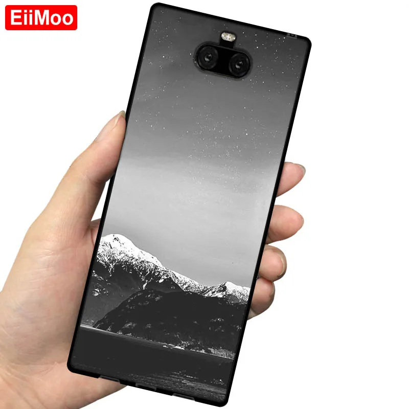 EiiMoo силиконовый чехол-накладка для sony Xperia 10 Plus, матовый тонкий мягкий ТПУ чехол-накладка для sony Xperia 10, чехол-накладка - Цвет: 19