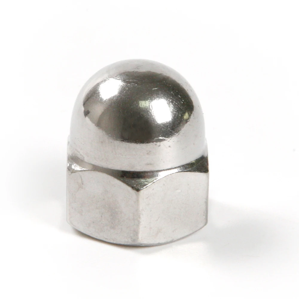 6Pcs/Lot Professional M10 M12 Acorn Nuts High Quality Stainless Steel