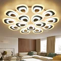 Creative LED โคมไฟเพดานคริลิคห้องนั่งเล่นห้องนอน Study Room ร้านอาหาร Commercial โคมไฟเพดานแสง 110 240 โวลต์-ใน ไฟเพดาน จาก ไฟและระบบไฟ บน