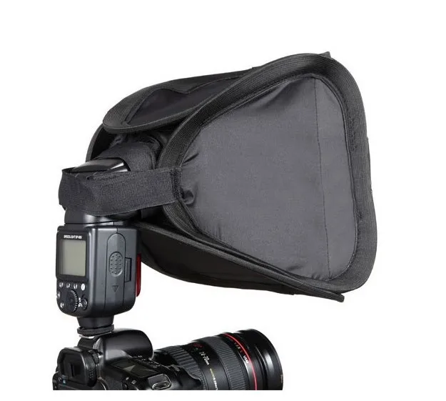 

23x23cm Camera Flash Light Diffuser Softbox Soft Box Fits for Nikon Canon 430EX 580EX 600EX SB800 SB600 SB700 SB900 Speedlite