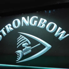 LE151-Strongbow Bar пиво, пивной бар, светодиодный неоновый знак