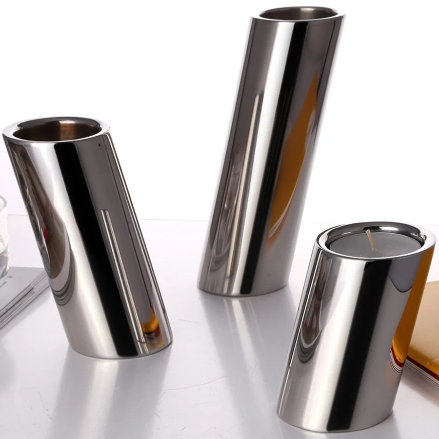 Stainless Steel Decor Round Candle Holder Nordic Home Accents Candlesticks Geometric Centerpieces Mumluk Decoracion Hogar 50 Stainless Steel Decor Round Candle Holder Nordic Home Accents Candlesticks Geometric Centerpieces Mumluk Decoracion Hogar 50