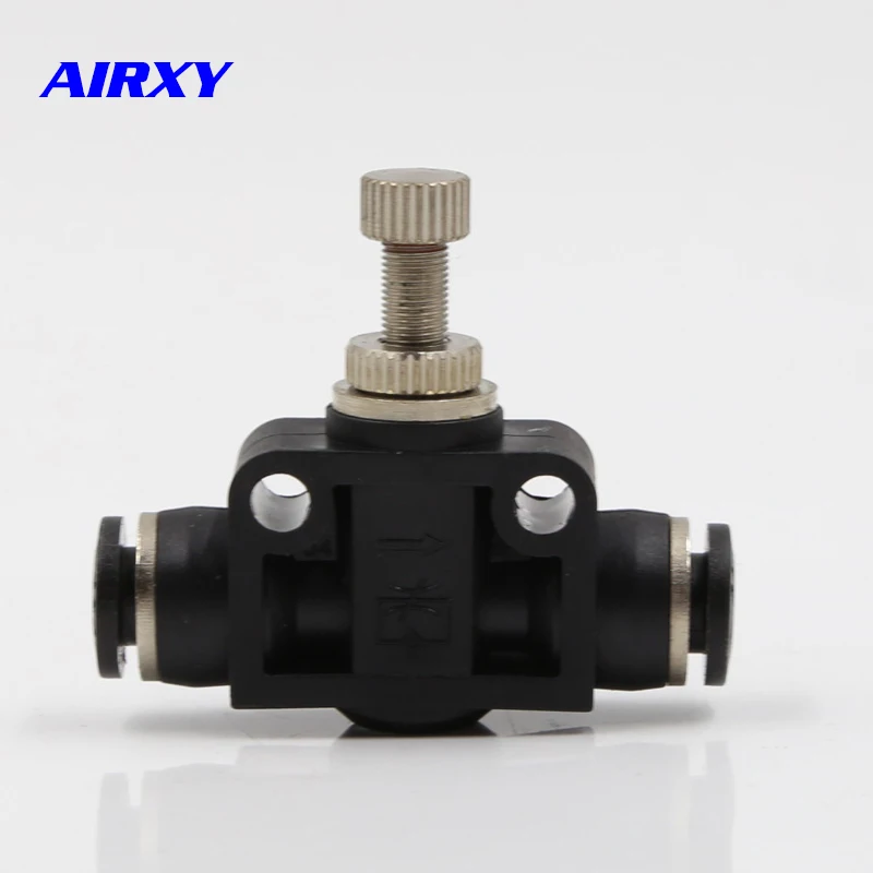 

1PCS Free Shipping SA4 SA6 SA8 SA10 SA12 Pneumatic Throttle Flow control valve Pneumatic fittings