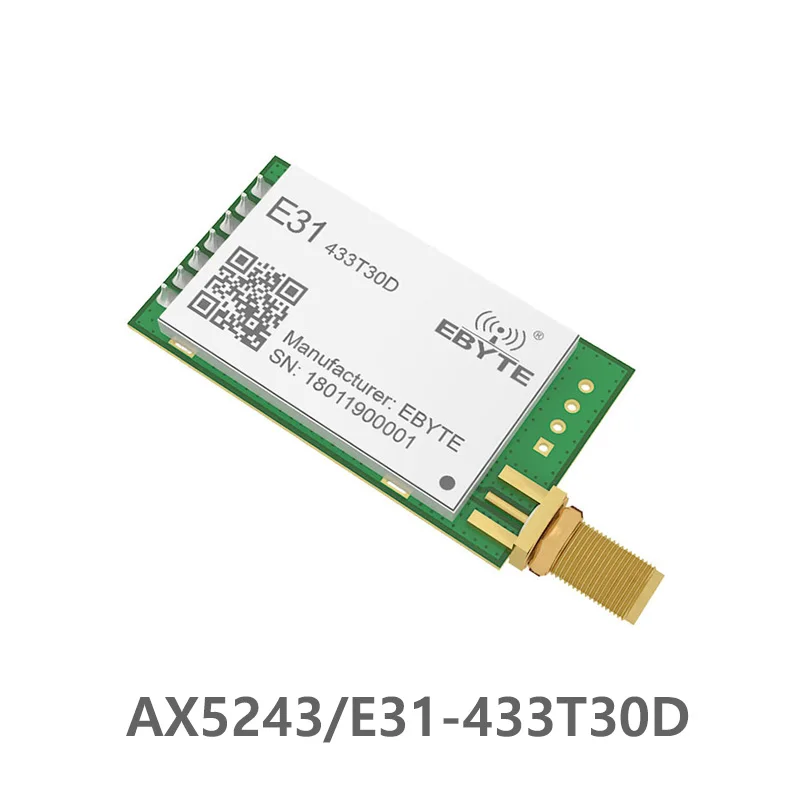 

E31-433T30D AX5043 433mhz 1W Long Distance Narrow Band UART SMA Antenna IoT uhf Wireless Transceiver Transmitter Receiver Module