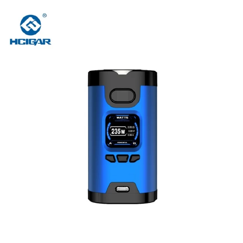 Hcigar Wildwolf 235W Vape Mods питание от Dual 18650 Towis XT235 чип TFT экран испаритель электронная