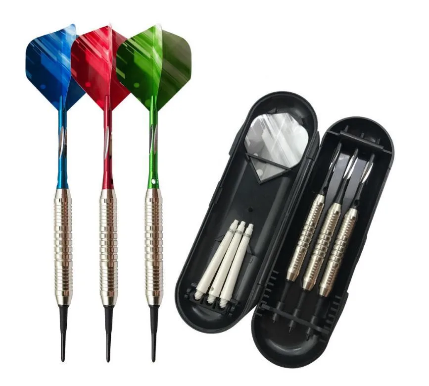 

New style B soft dart Flights Multiple Styles Colorful 3PCS PET Darts Flights Newly Dart Accessories with box Nice Dart Flights