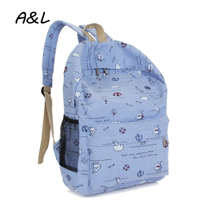 

Women Backpack Leisure Printing Backpack for Teenager Girls School Bag Bookbag Fashion Casual Hiking Travel Bag Mochila B0115