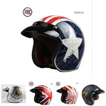 2016 torc helmet T50 vintage retro motorcycle helmet DOT approved harley helmets cascos para moto3/4 Open face motocross casque