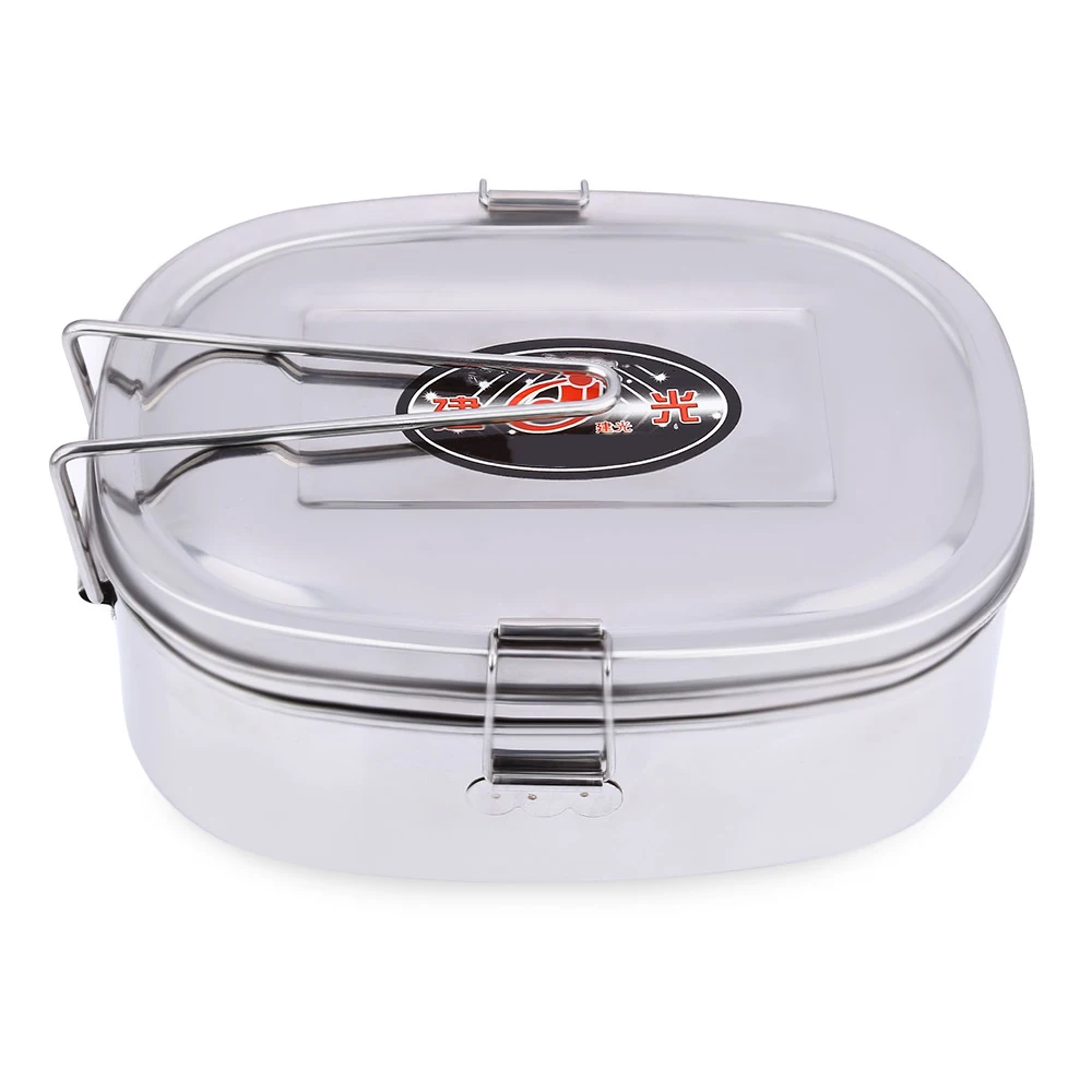 1.05L Food Grade Material Double Layer Stainless Steel Food Container