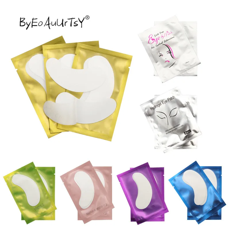 

50pairs/lot Under Eye Pads Eye Patches For Eyelash Extension Makeup Tools Eye Tips Stickers for False Eyelashes
