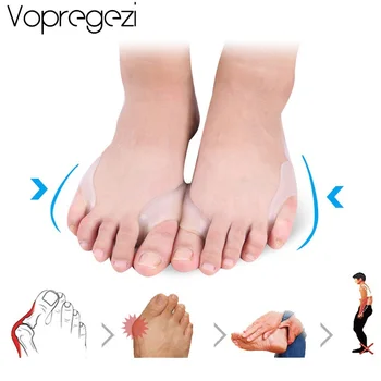 

Vopregezi 2pcs Hallux Valgus Correction of the Thumb Orthopedic Mat for Pedicure Tools Silicone Gel Bunion Corrector Foot Care