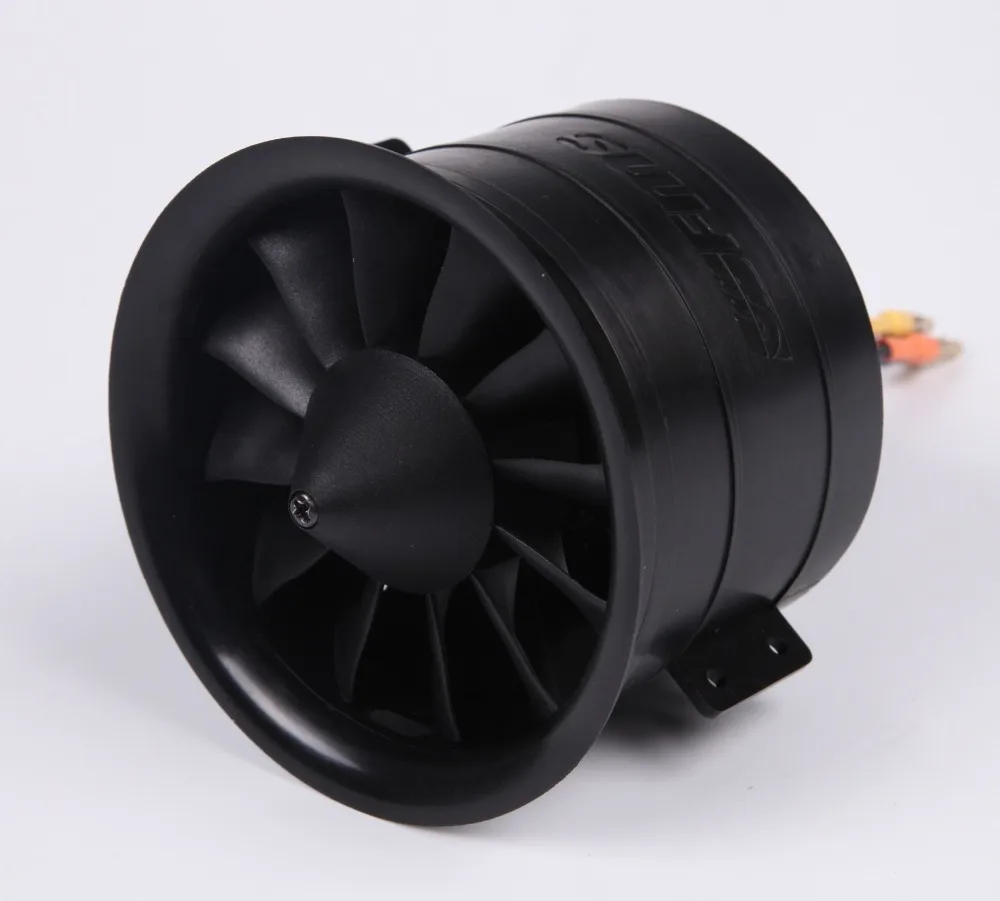 

FMS 80mm Ducted Fan EDF Unit 12 blade With 3270 KV2000 Motor (optional) 6S Version For RC Airplane Model Plane Jet Spare Parts