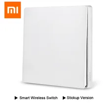 Умный светильник Xiaomi Aqara, беспроводной ключ, версия Singel/двойная кнопка ZiGBee, Wifi, умный пульт дистанционного управления