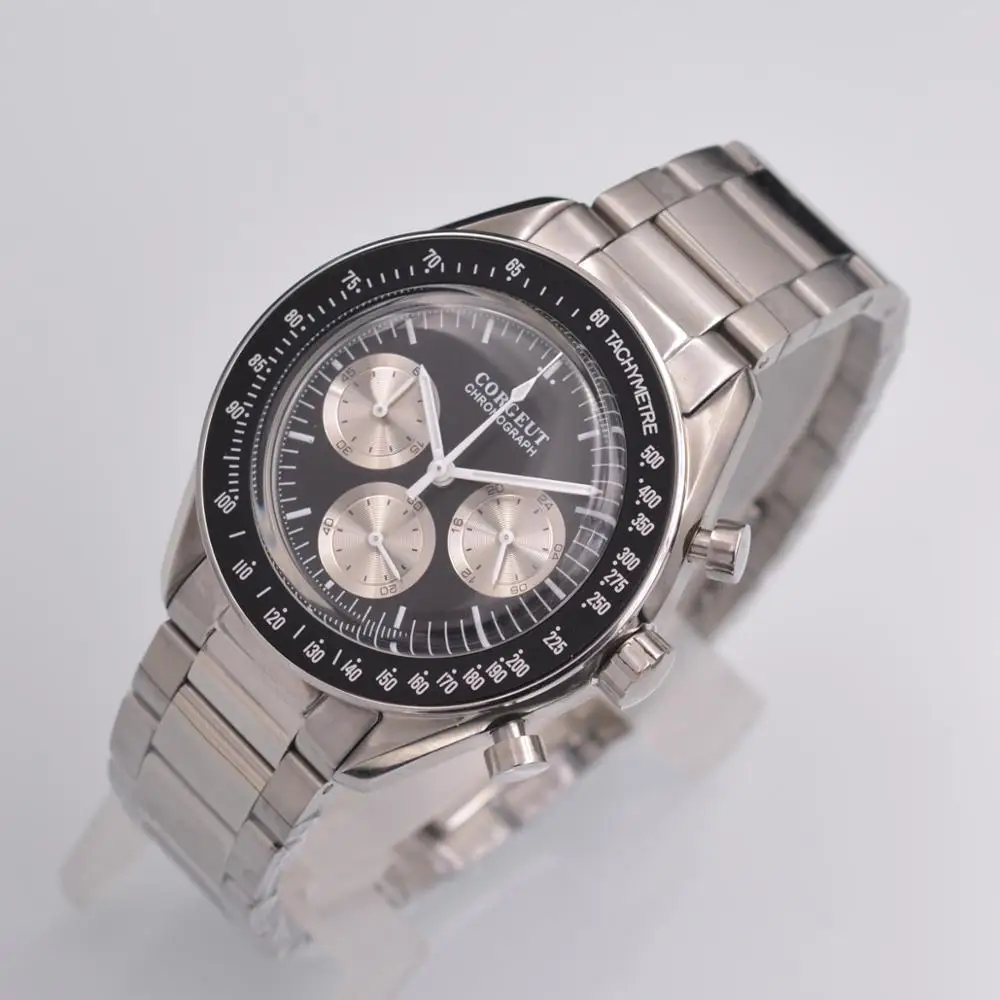 

Men Wrist Watch 2019 Luxury corgeut top brand Mens Stainless Steel chronograph Quartz Watches Men Business Male Clock Mens Watch