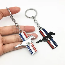 ANTINIYA автомобильный Стайлинг 3D Беговая эмблема "лошадь" значок брелок цепочка кольцо подходит для Ford Mustang GT 500 Cobra