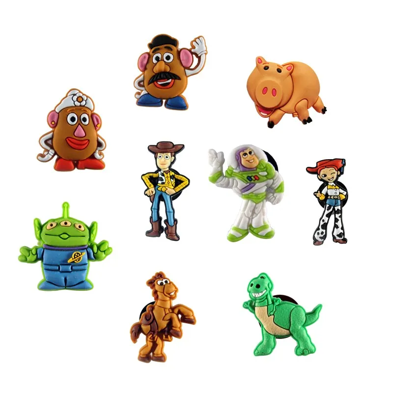 

25pcs/lot Cartoon PVC Fridge Magnets Woody Buzz Lightyear Anime Stickers Refrigerator Magnets Kids Gift Home Decor
