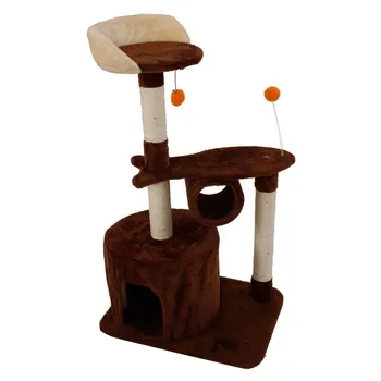 

39" Stable Cute Cat Tree Tower Cat Climb Tree Toy For Cats SKU25408737
