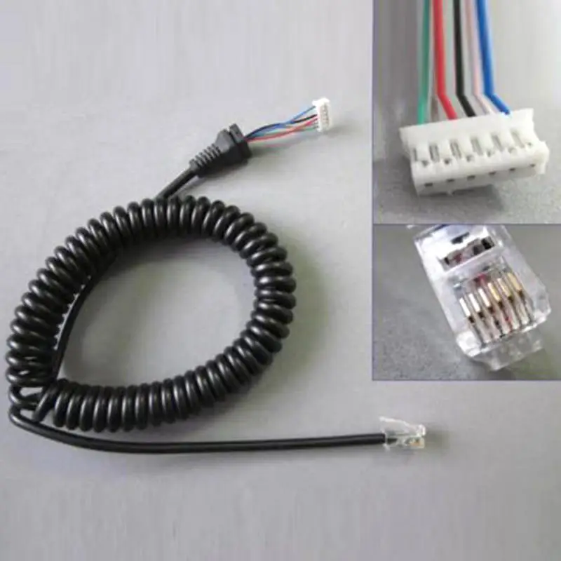 Microphone Cable Mike Cables mic Cables For YAESU MH48A FT 7800/ FT