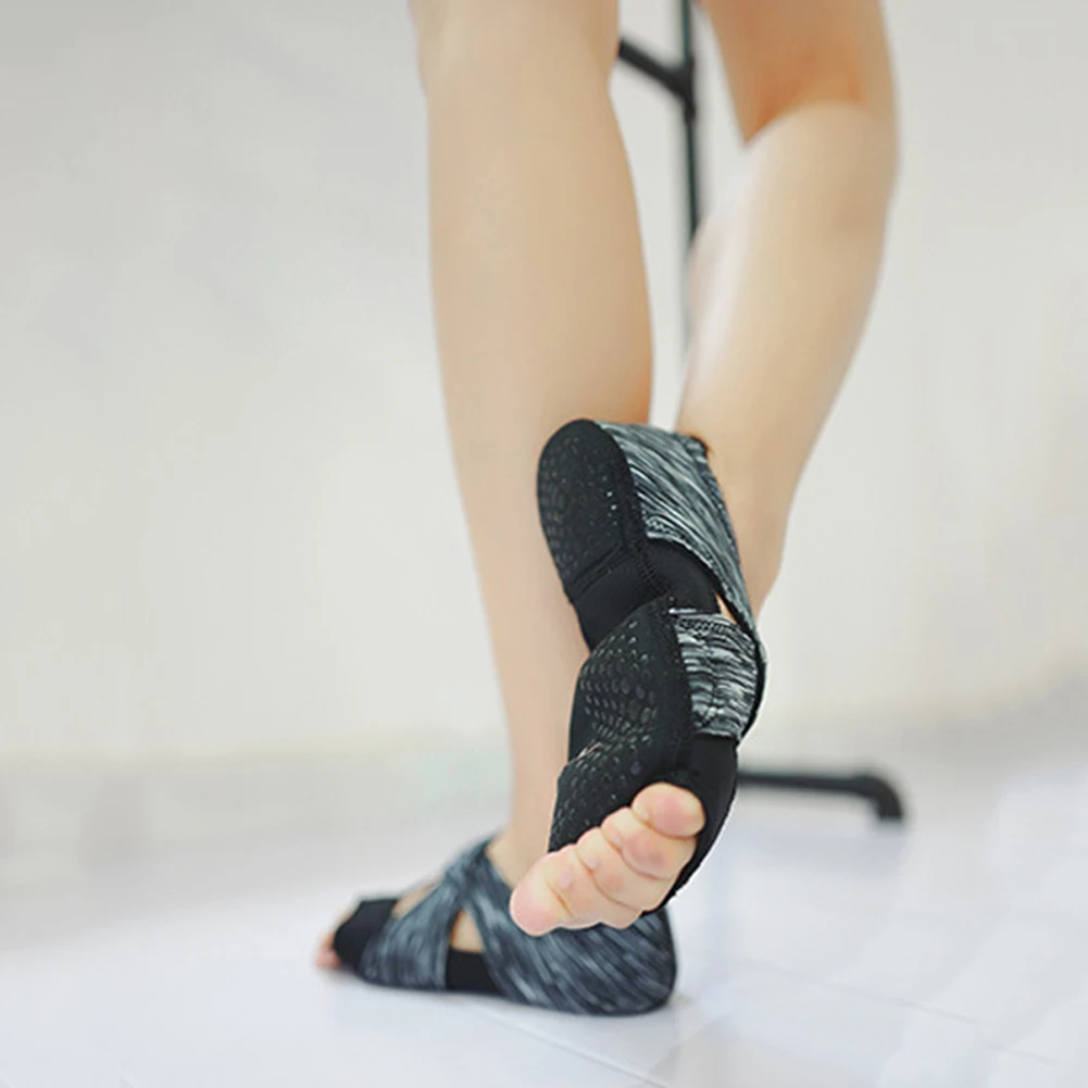 Фитнес-профессиональный женский нескользящий Крытый Топ для занятия танцами Пилатес Йога Эластичный ремень обувь