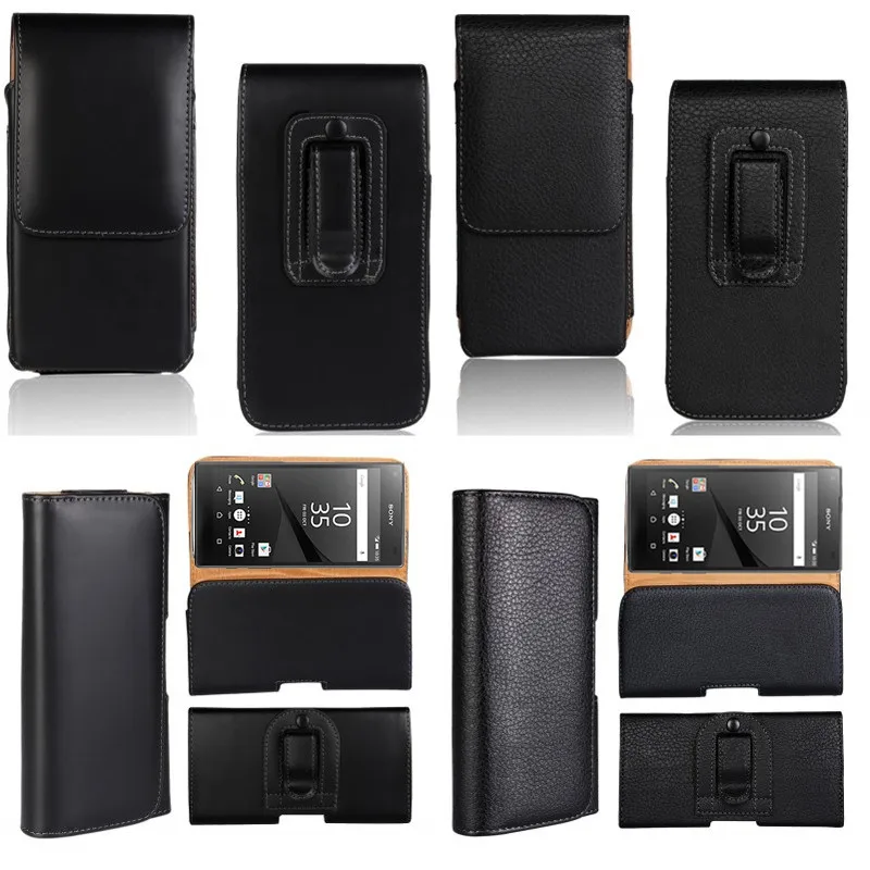 

KAILYON 630 New Smooth pattern/Lichee Pattern PU Leather Phone Belt Clip For lumia 630 Cell Phone Accessories Pouch Bags Cases