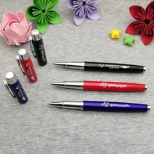 Индивидуальные бизнес спасибо, подарок красочные тяжелые гелевые ручки на заказ с любым текстом/дизайном/логотипом бесплатно на тело ручки или колпачок