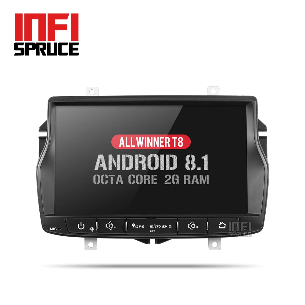 

Android 8.1 car dvd for Lada Vesta with Wifi Bluetooth GPS navigation 2+32G radio video car stereo multimedia player IPS screen