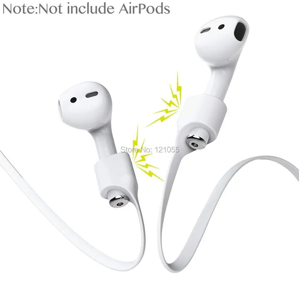 AirPods магнитный ремешок для Apple, беспроводные наушники, магнит на шнурке, спортивный силиконовый airpod адсорбционный шнур для наушников, 100 шт./лот